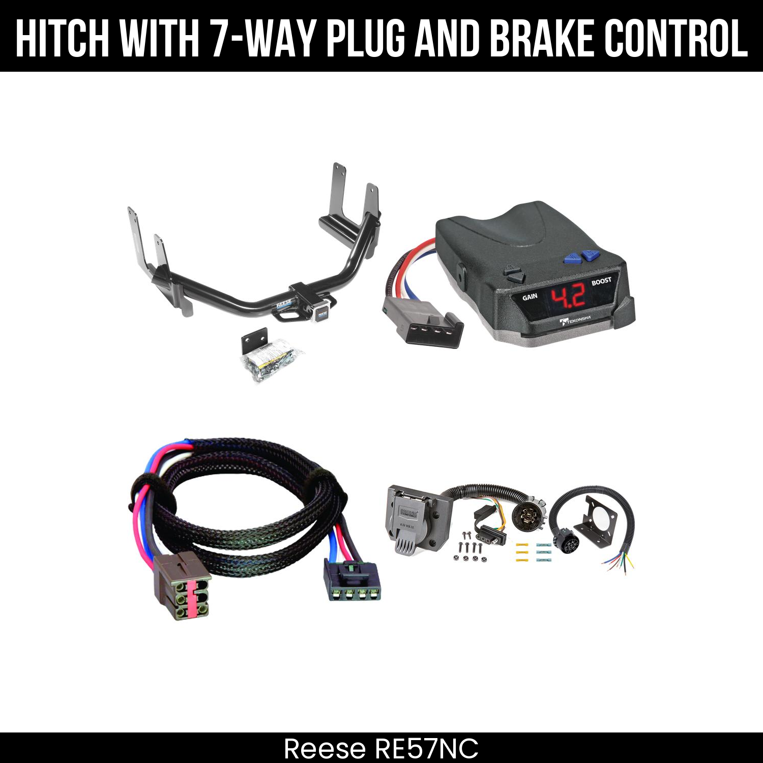 Trailer Hitch , 7-Way , Tekonsha Brake EVN Control