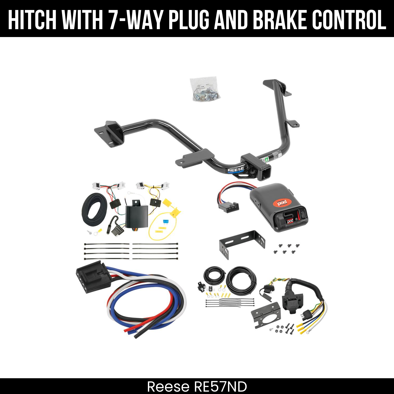 Trailer Hitch , 7-Way , Pro Series POD Brake Control