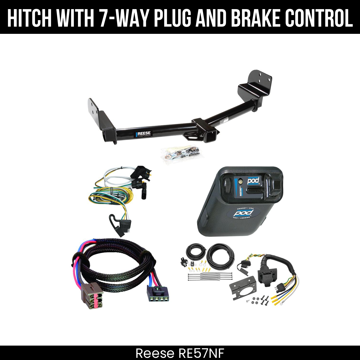Trailer Hitch , 7-Way , Reese POD Brake Control