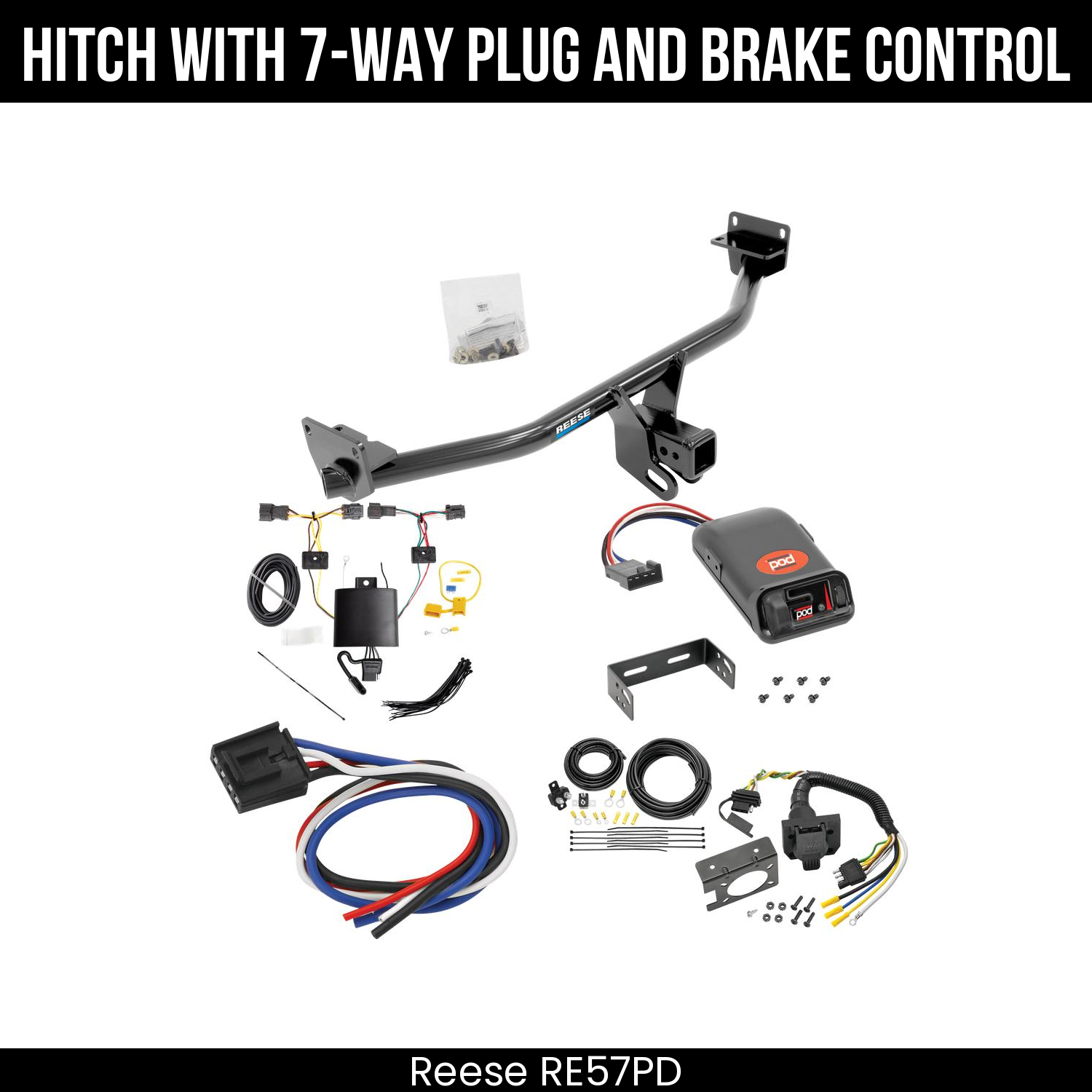 Trailer Hitch , 7-Way , Pro Series POD Brake Control