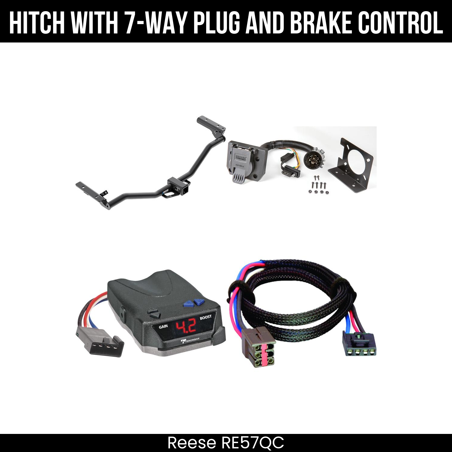 Trailer Hitch , 7-Way , Tekonsha Brake EVN Control