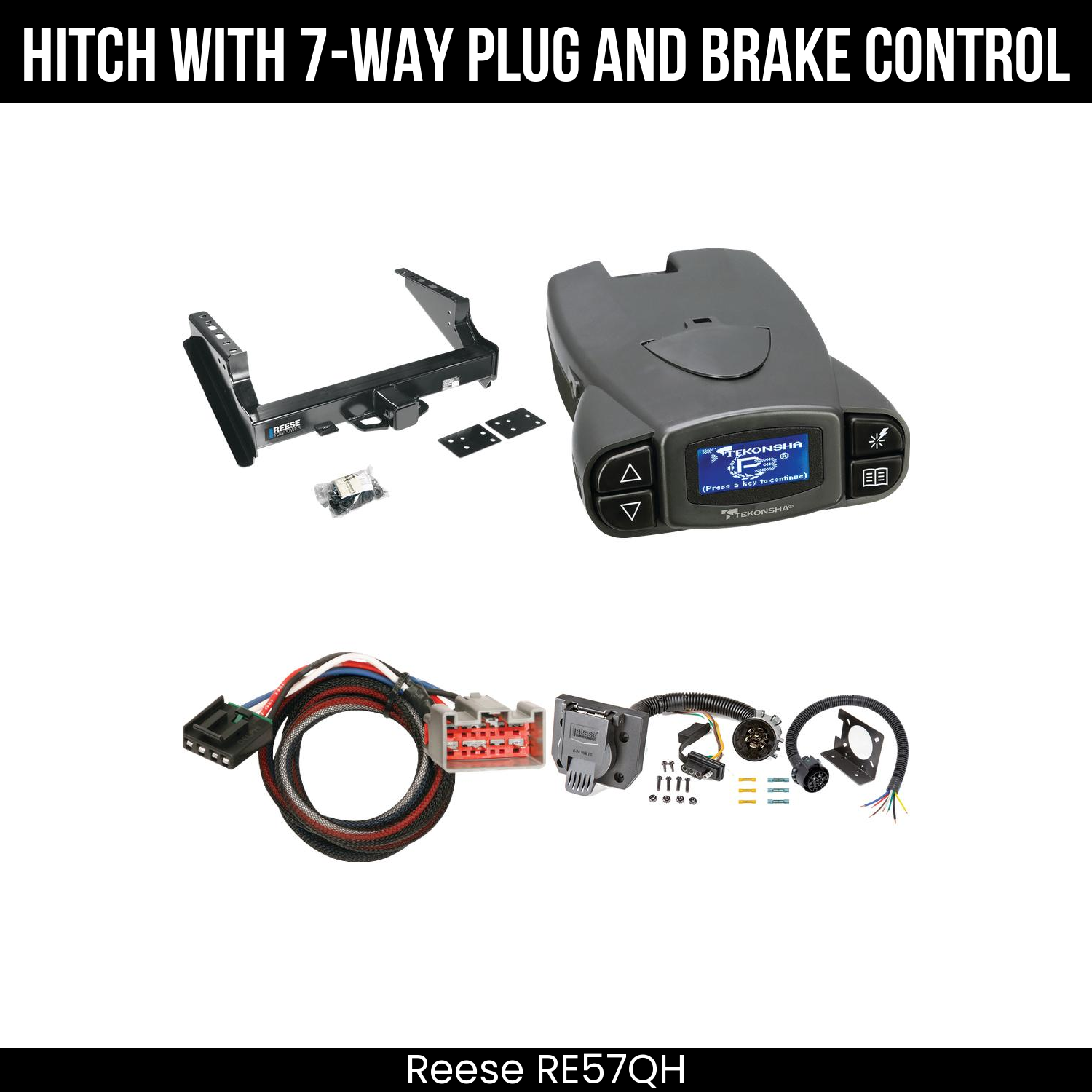 Trailer Hitch , 7-Way , Tekonsha Prodigy P3 Brake Control