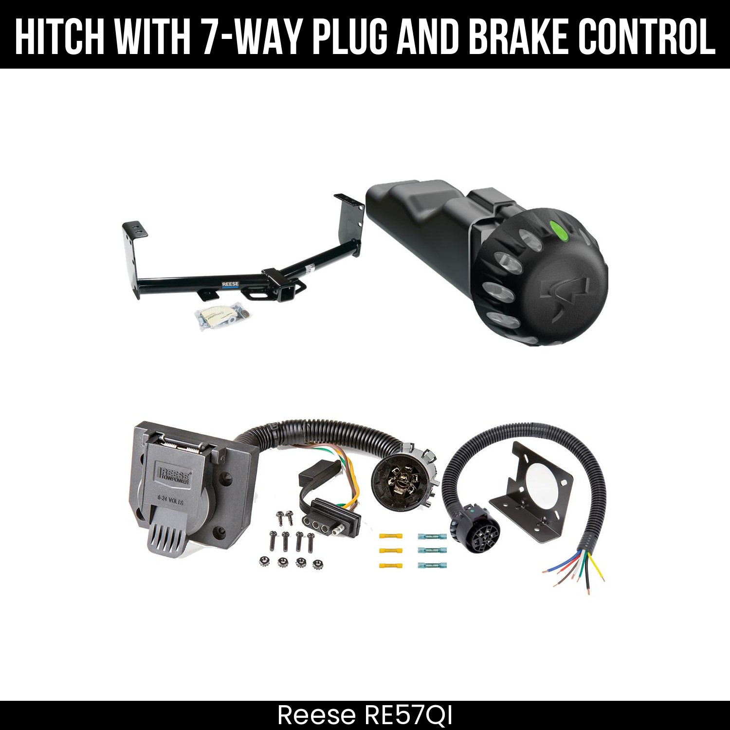 Trailer Hitch , 7-Way , Tekonsha Voyager iD Smart Brake Control