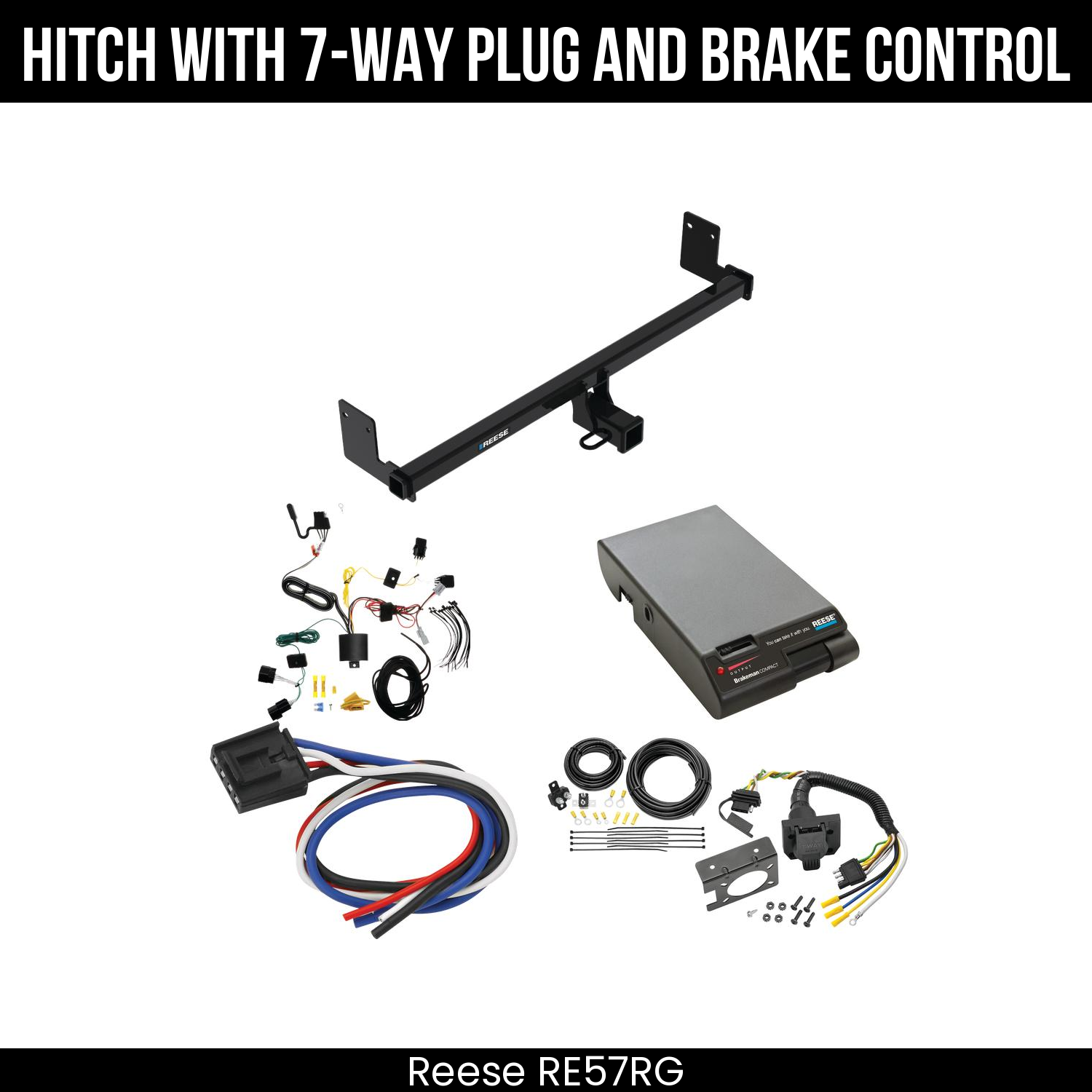 Trailer Hitch , 7-Way , Reese Brakeman Brake Control