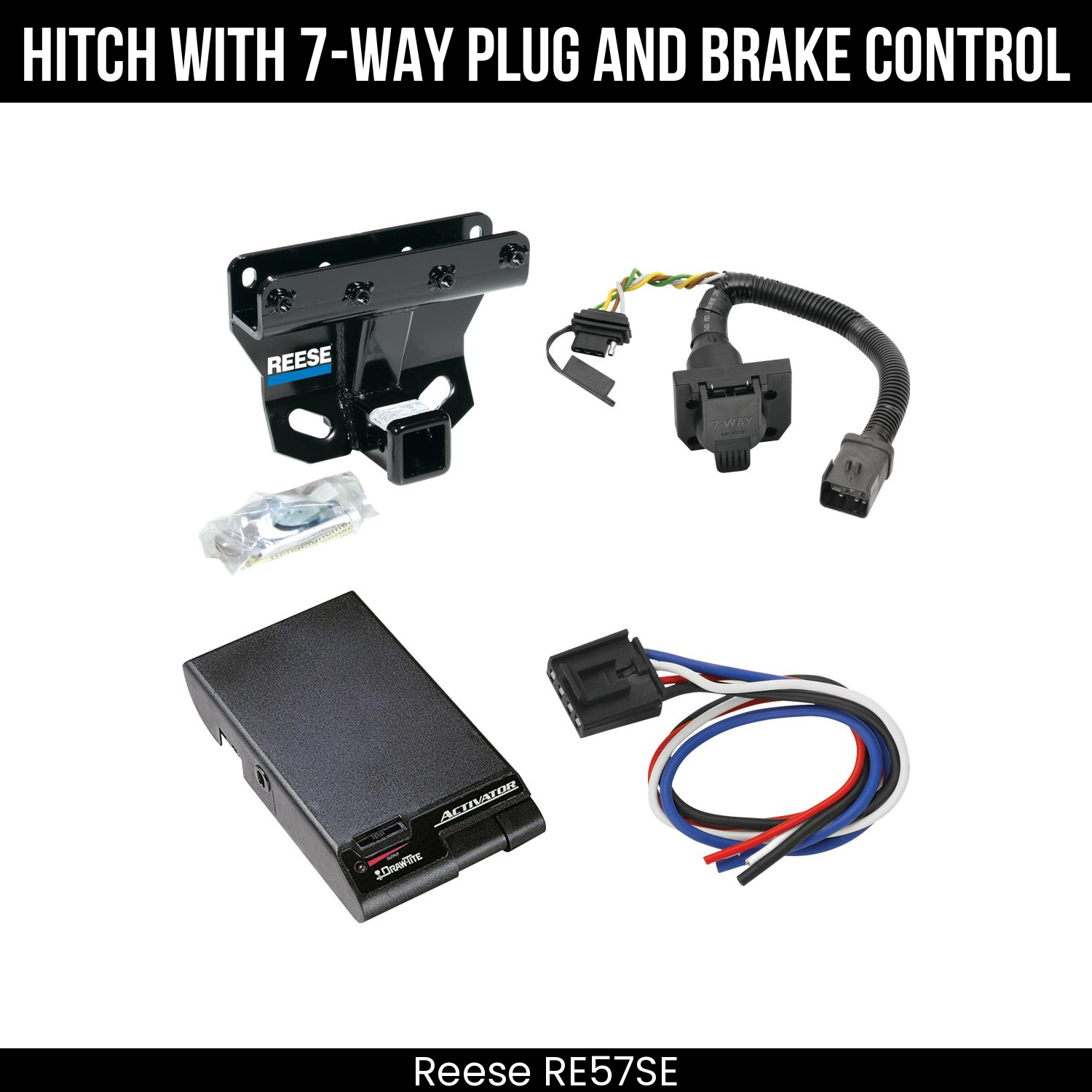 Trailer Hitch , 7-Way , Draw-Tite Activator Brake Control