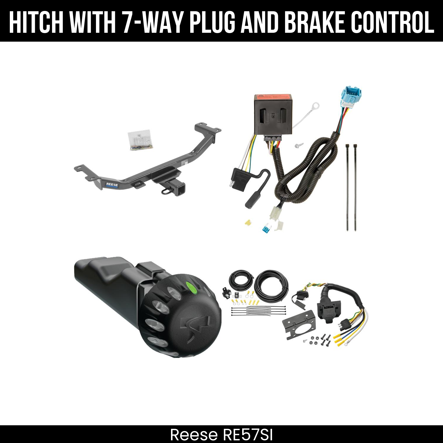 Trailer Hitch , 7-Way , Tekonsha Voyager iD Smart Brake Control