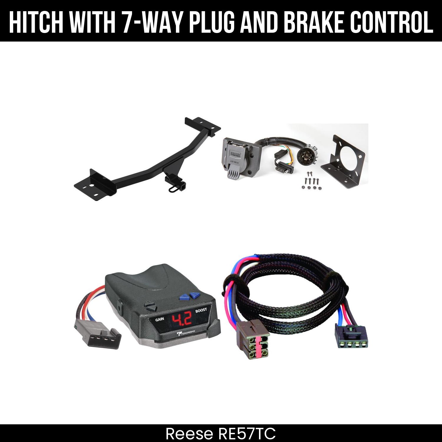 Trailer Hitch , 7-Way , Tekonsha Brake EVN Control