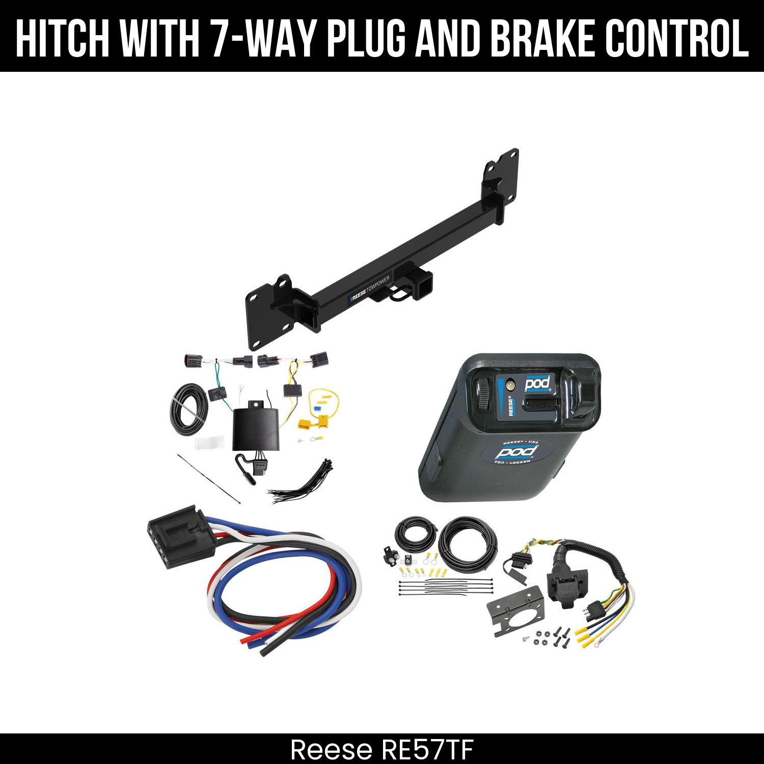 Trailer Hitch , 7-Way , Reese POD Brake Control