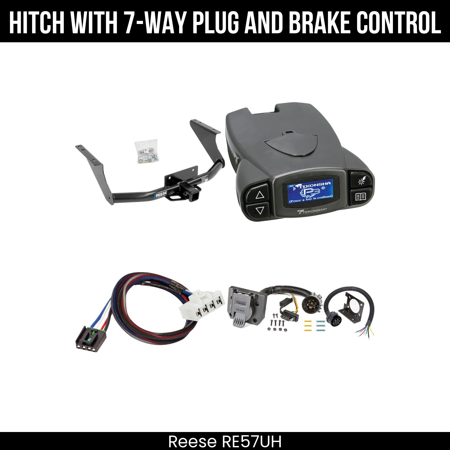 Trailer Hitch , 7-Way , Tekonsha Prodigy P3 Brake Control