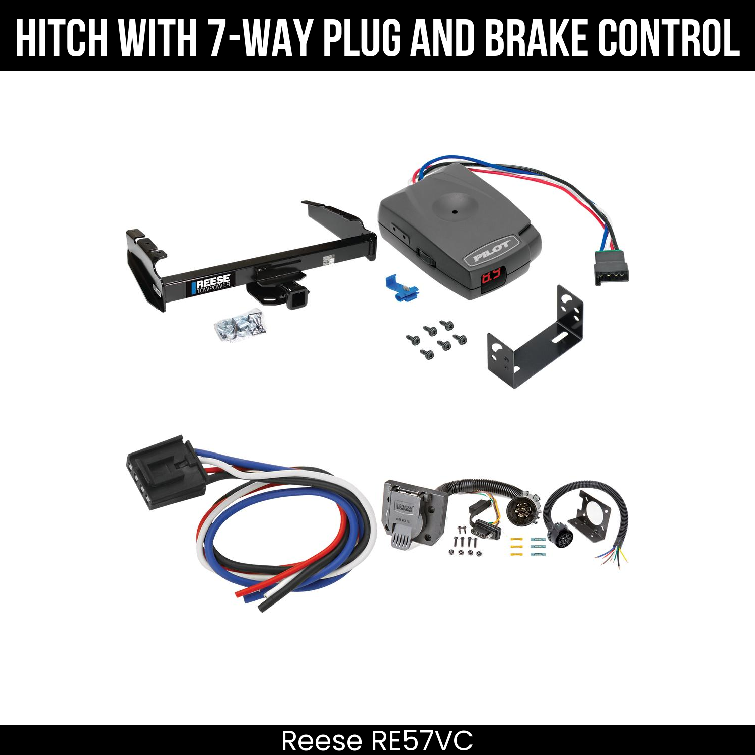 Trailer Hitch , 7-Way , Pro Series Pilot Brake Control