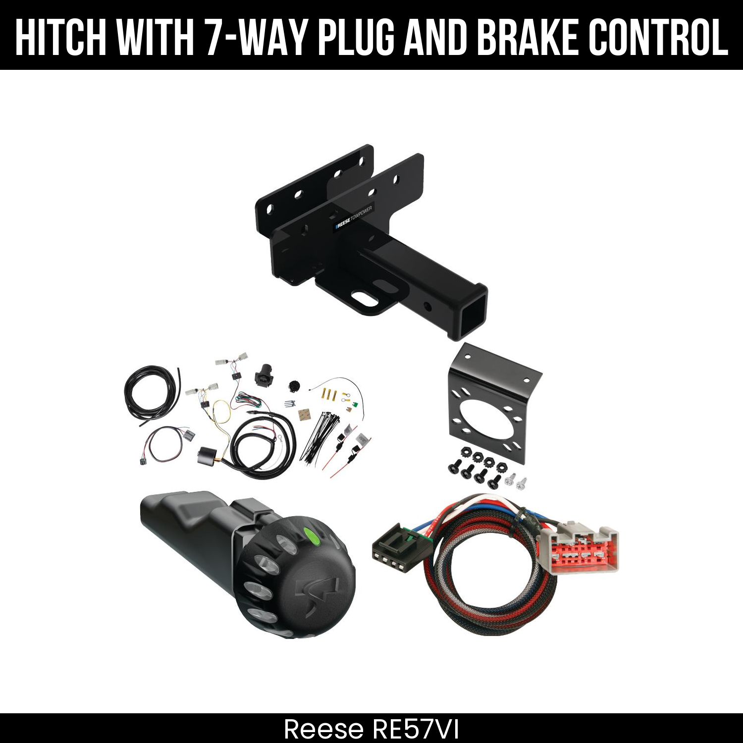 Trailer Hitch , 7-Way , Tekonsha Voyager iD Smart Brake Control
