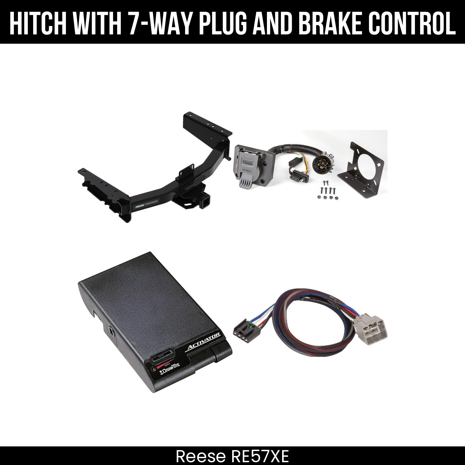 Trailer Hitch , 7-Way , Draw-Tite Activator Brake Control