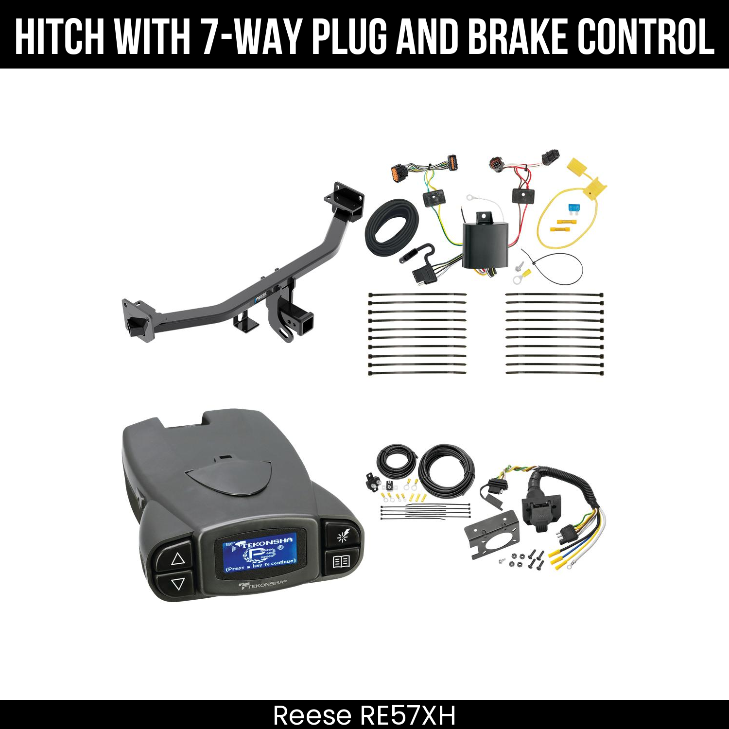 Trailer Hitch , 7-Way , Tekonsha Prodigy P3 Brake Control