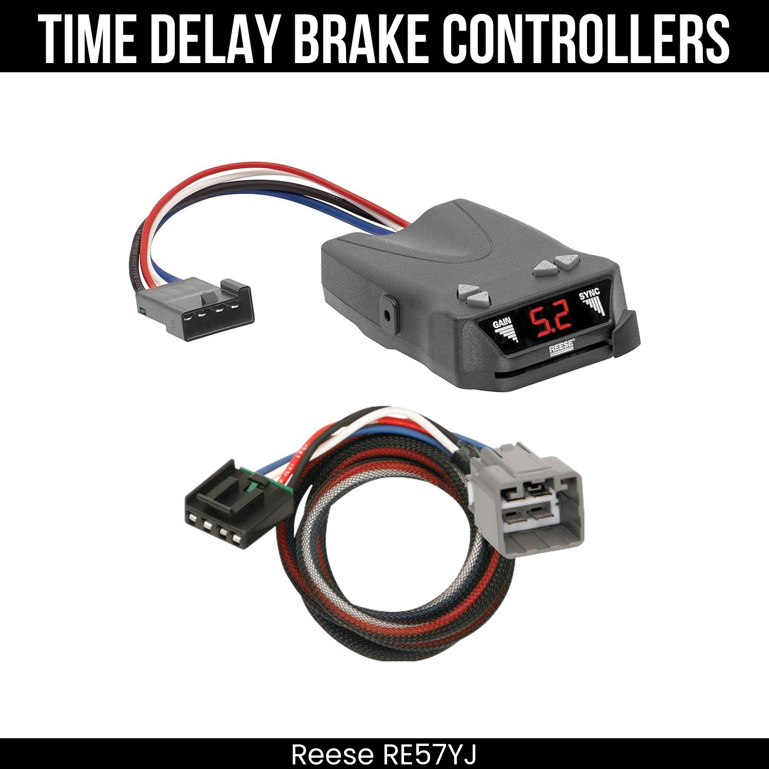 Reese Brakeman IV Brake Control , Plug Adapter