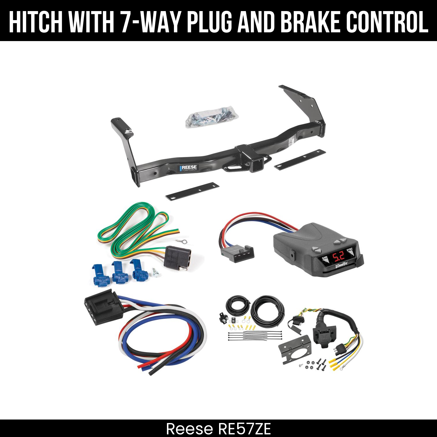 Trailer Hitch , 7-Way , Draw-Tite Activator IV Brake Control