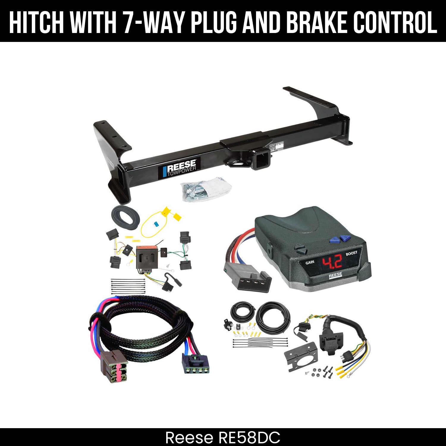 Trailer Hitch , 7-Way , Reese Brake EVN Control