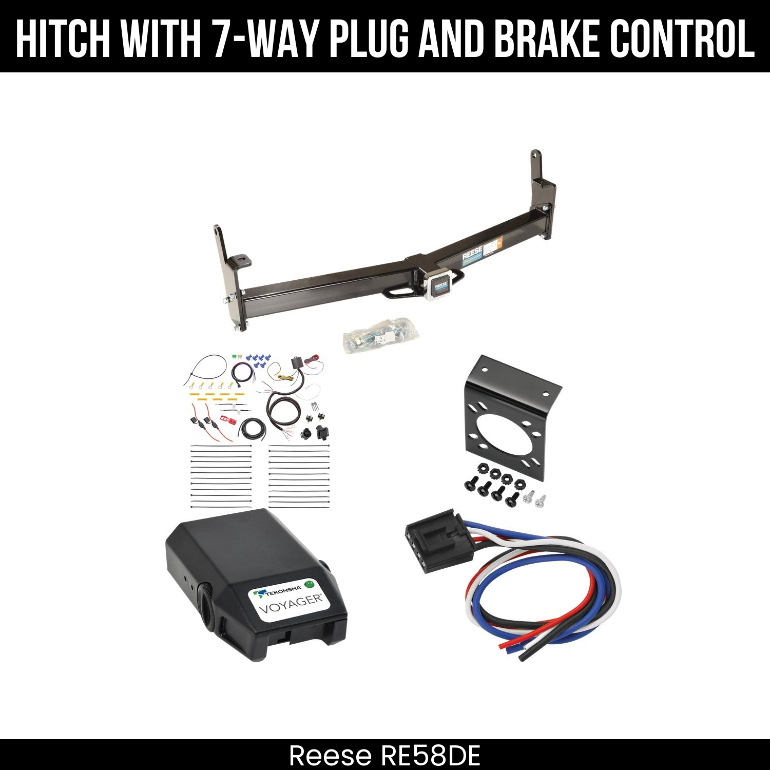 Trailer Hitch , 7-Way , Tekonsha Voyager Brake Control