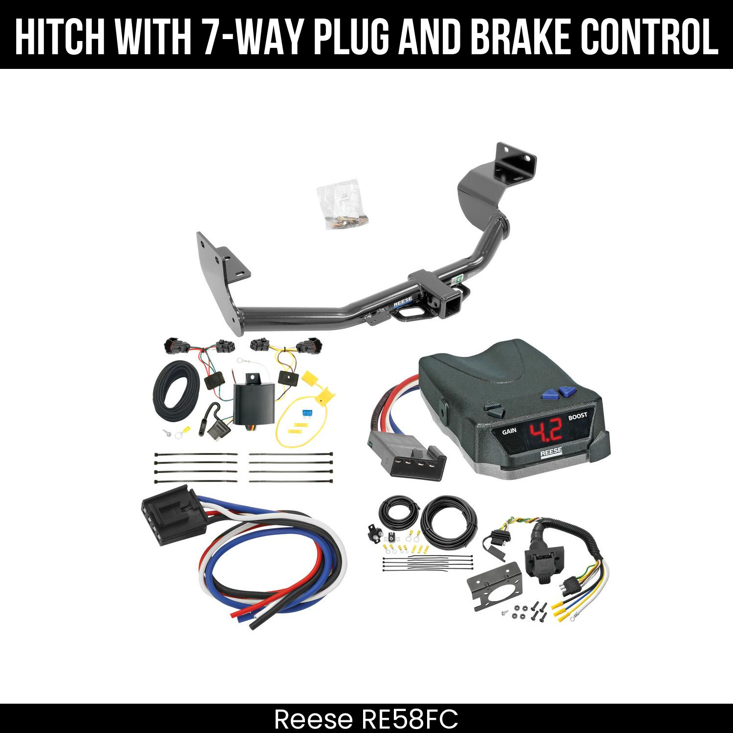 Trailer Hitch , 7-Way , Reese Brake EVN Control