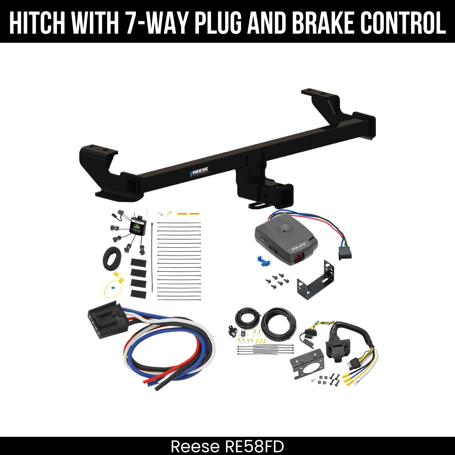 Trailer Hitch , 7-Way , Pro Series Pilot Brake Control