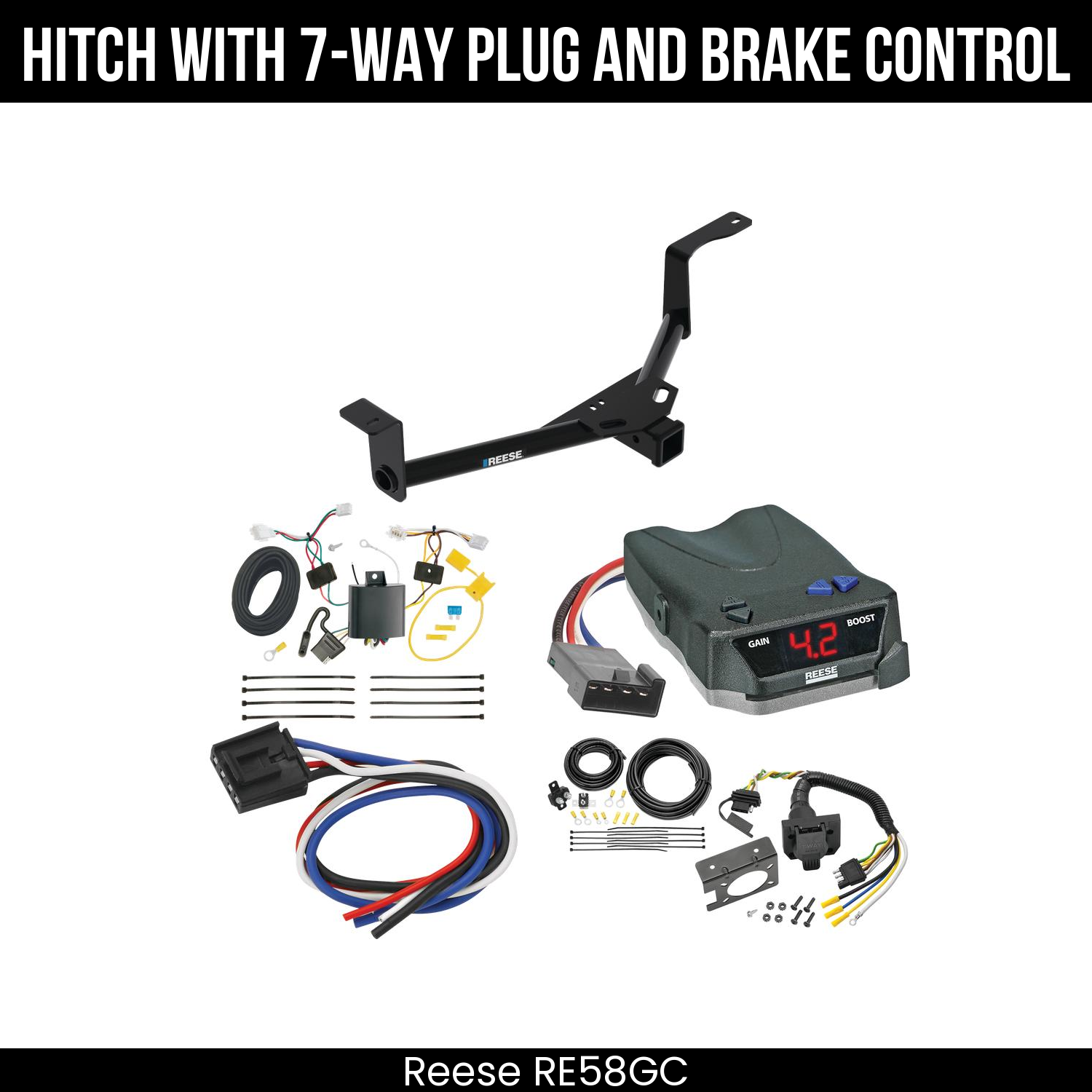Trailer Hitch , 7-Way , Reese Brake EVN Control