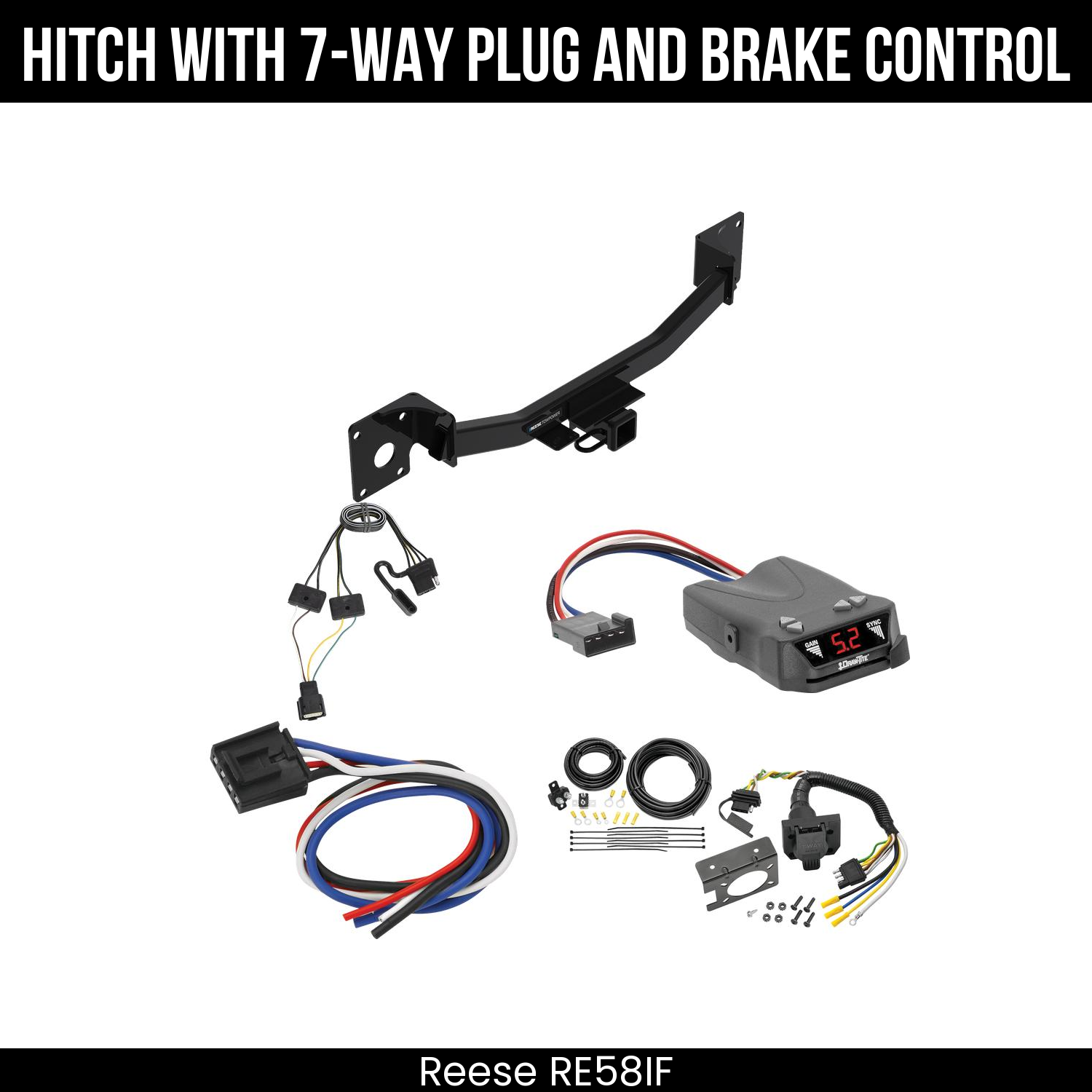 Trailer Hitch , 7-Way , Draw-Tite Activator IV Brake Control