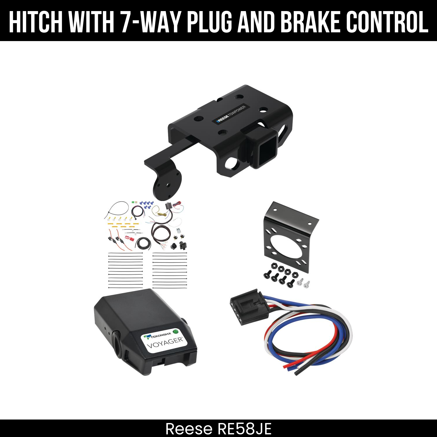 Trailer Hitch , 7-Way , Tekonsha Voyager Brake Control