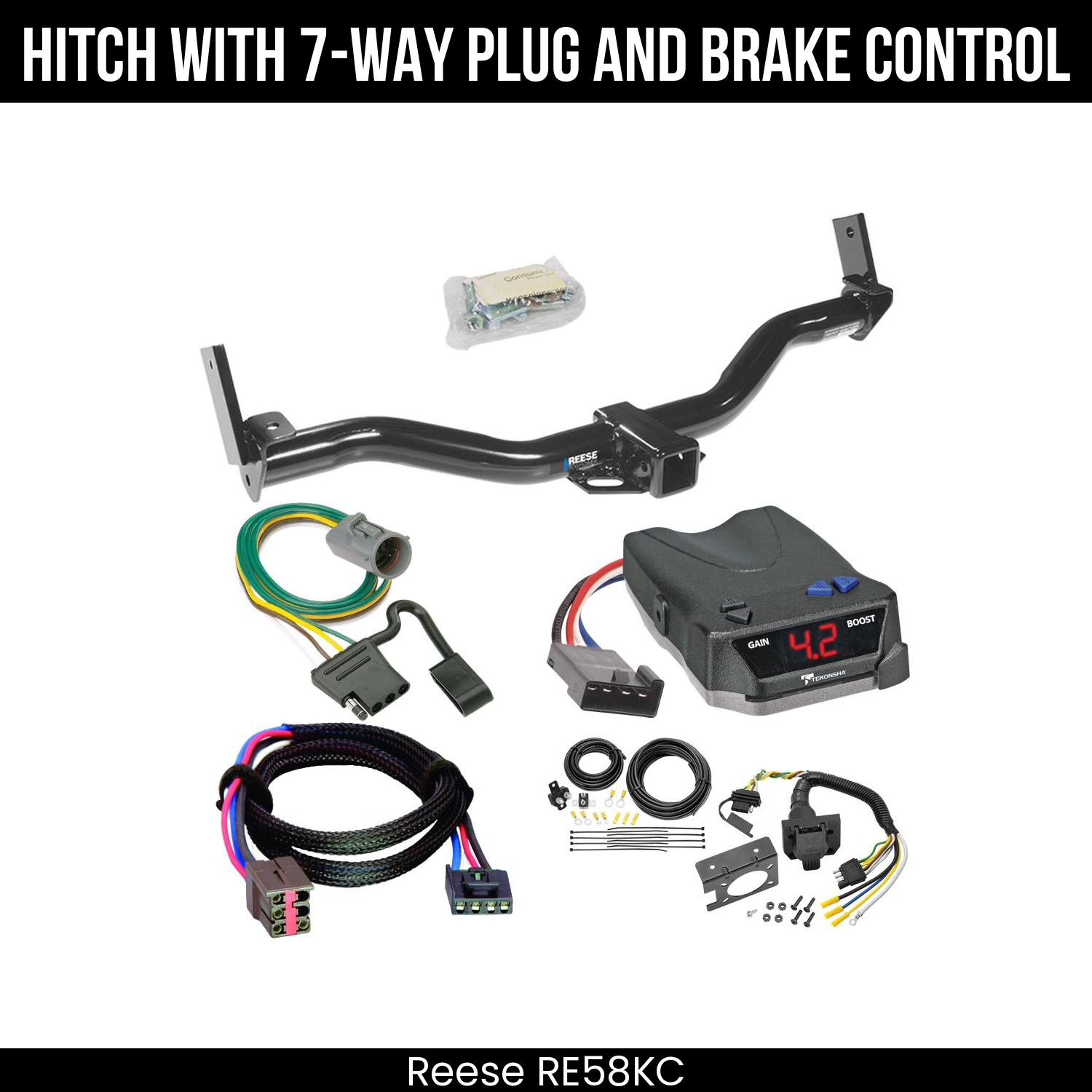 Trailer Hitch , 7-Way , Tekonsha Brake EVN Control