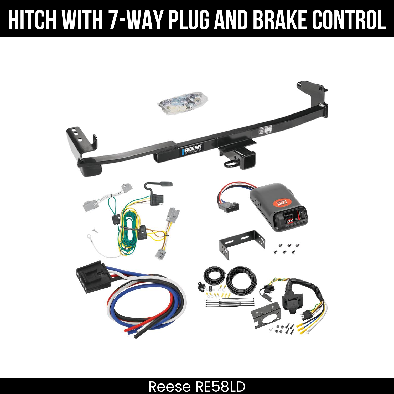 Trailer Hitch , 7-Way , Pro Series POD Brake Control