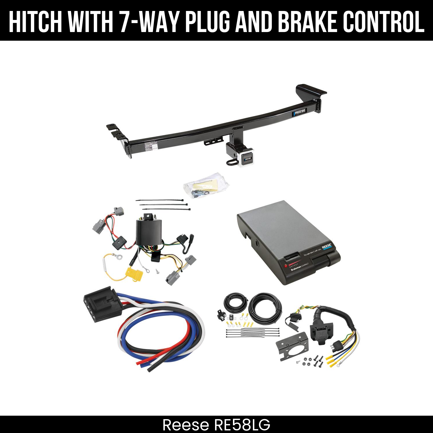 Trailer Hitch , 7-Way , Reese Brakeman Brake Control