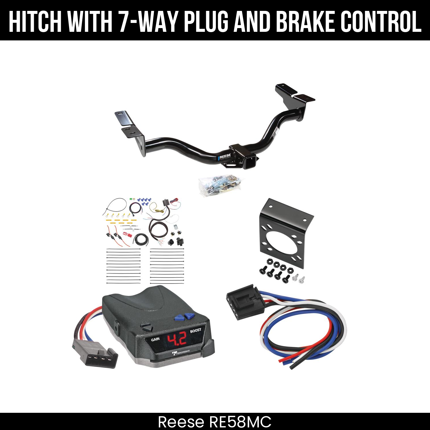 Trailer Hitch , 7-Way , Tekonsha Brake EVN Control