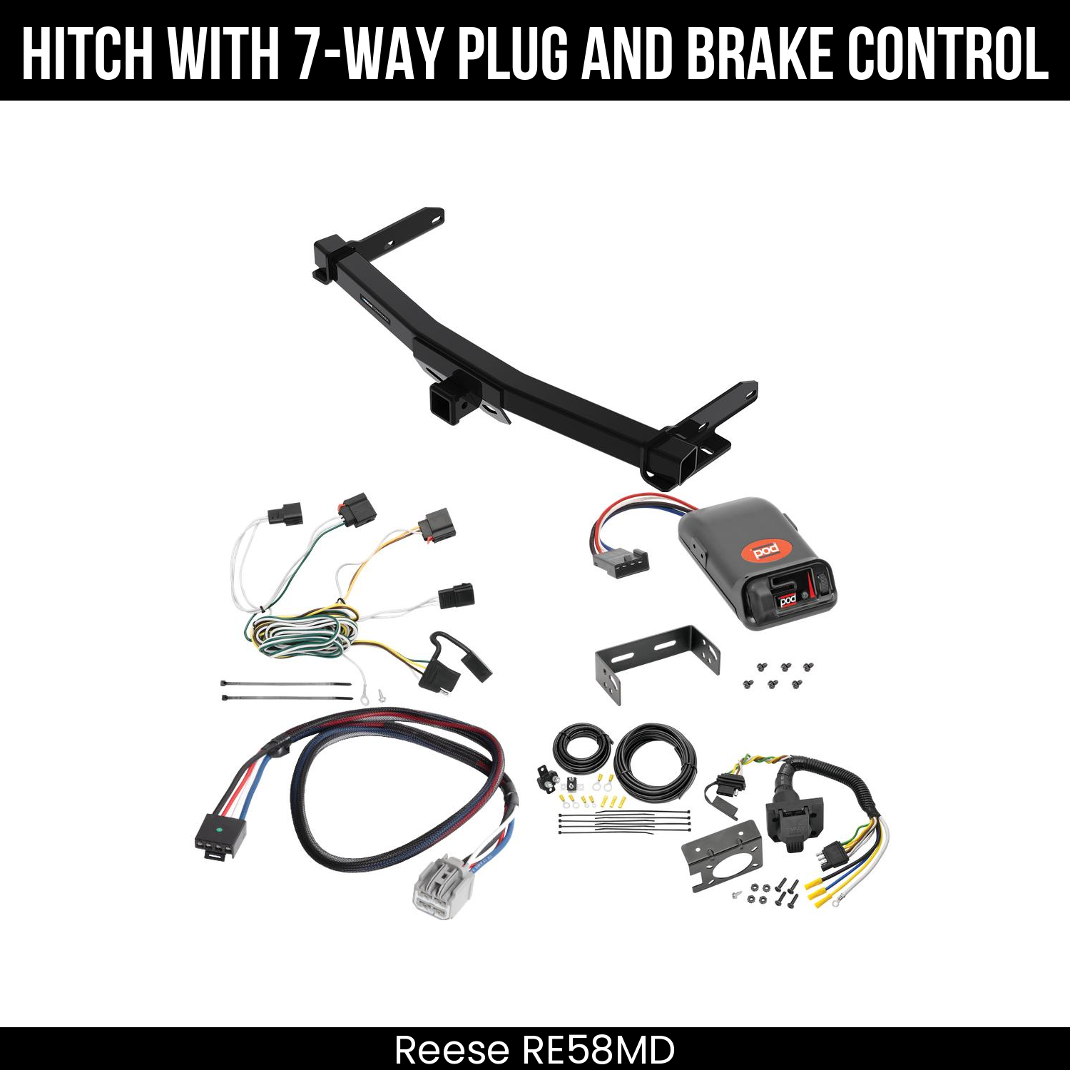 Trailer Hitch , 7-Way , Pro Series POD Brake Control