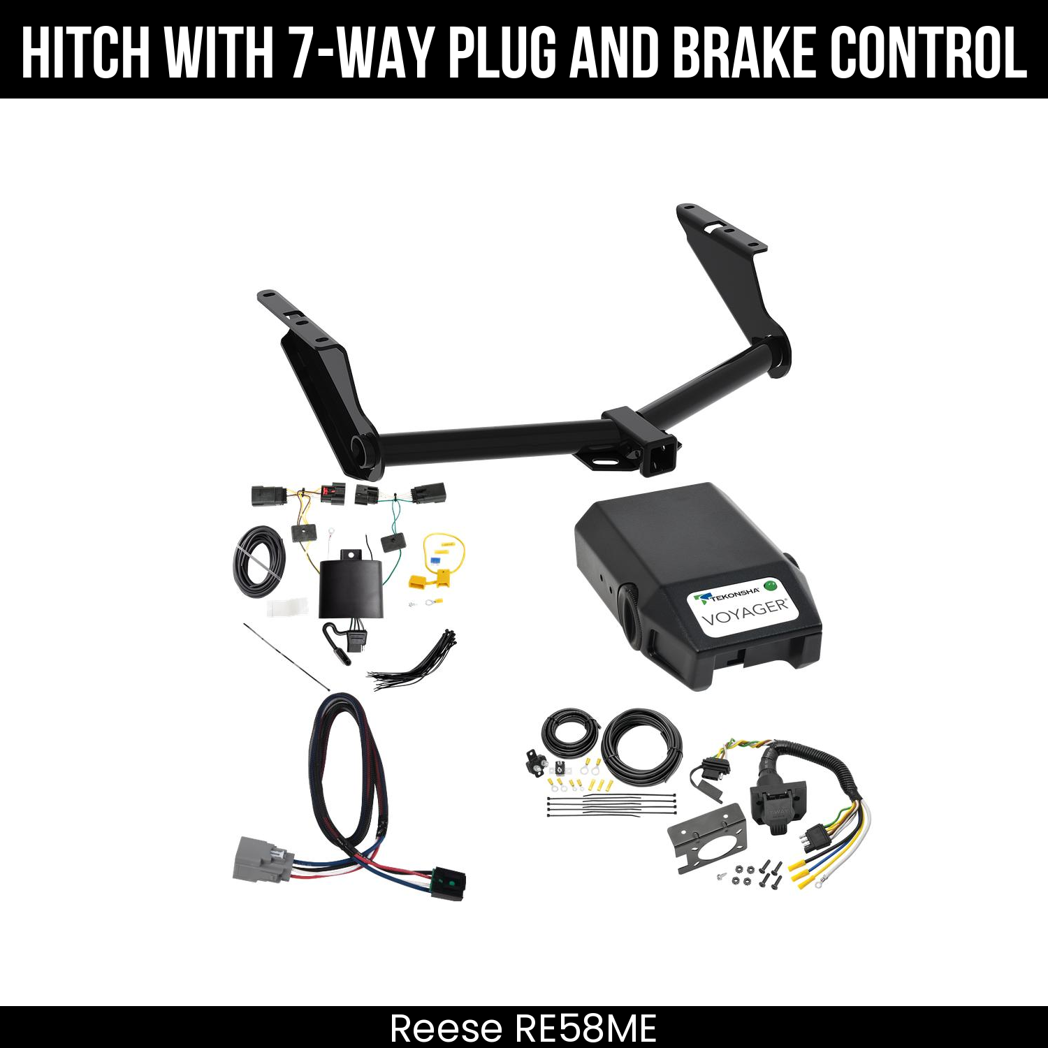 Trailer Hitch , 7-Way , Tekonsha Voyager Brake Control