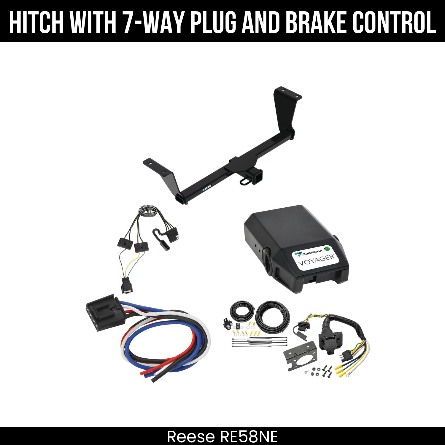 Trailer Hitch , 7-Way , Tekonsha Voyager Brake Control