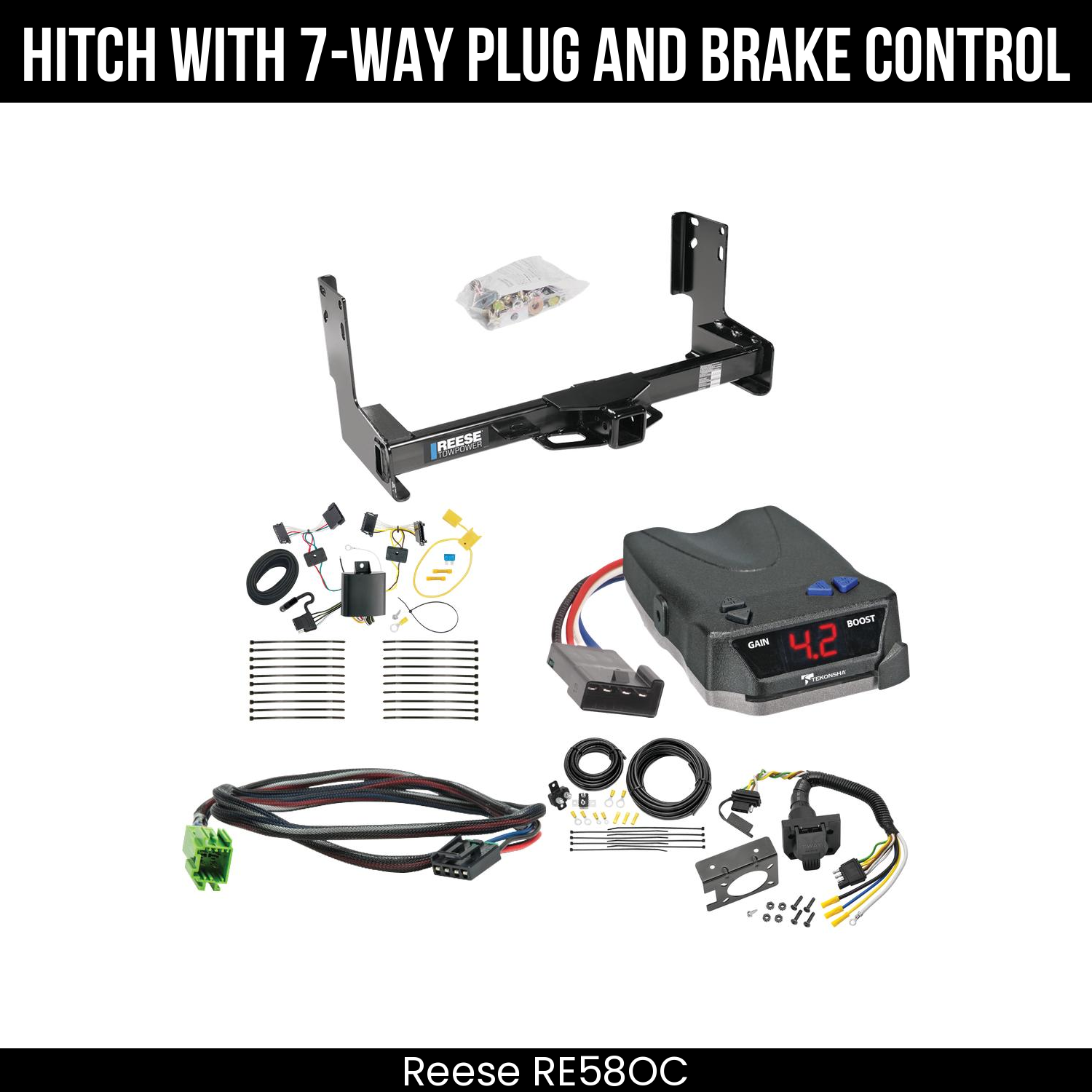 Trailer Hitch , 7-Way , Tekonsha Brake EVN Control