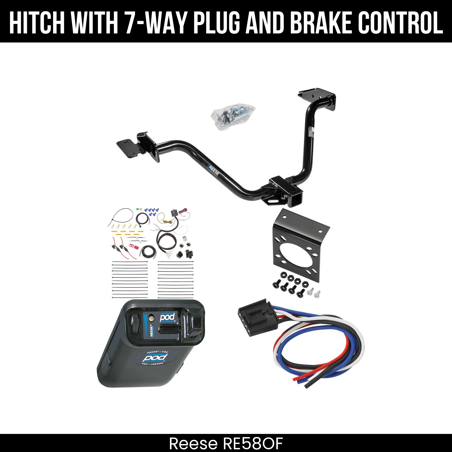 Trailer Hitch , 7-Way , Reese POD Brake Control
