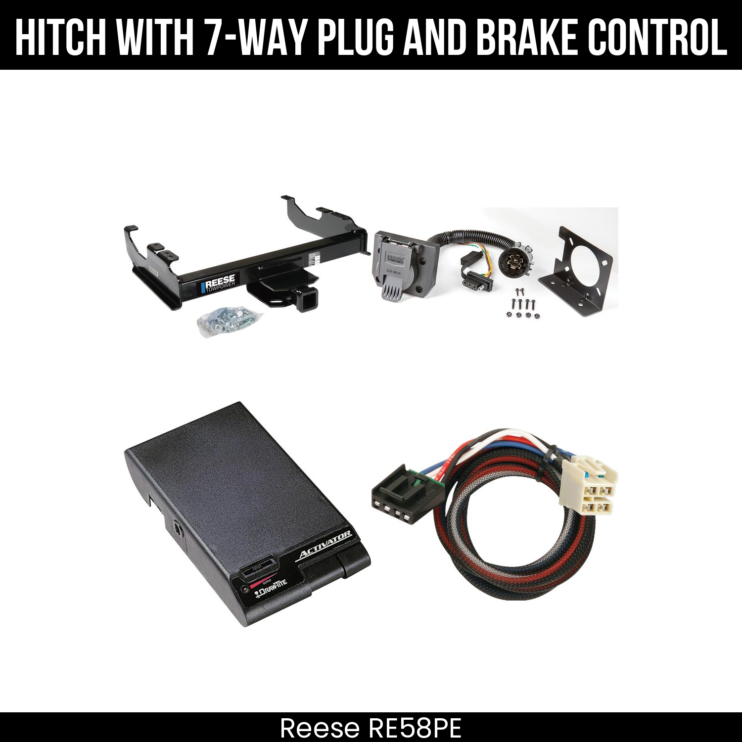 Trailer Hitch , 7-Way , Draw-Tite Activator Brake Control