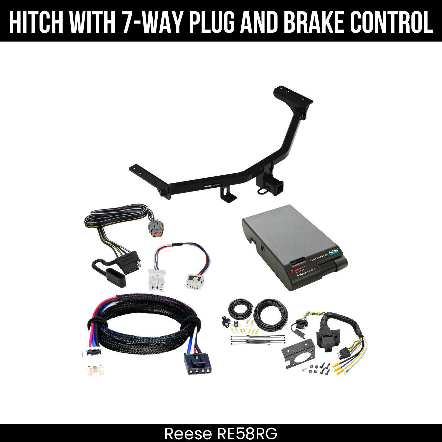 Trailer Hitch , 7-Way , Reese Brakeman Brake Control