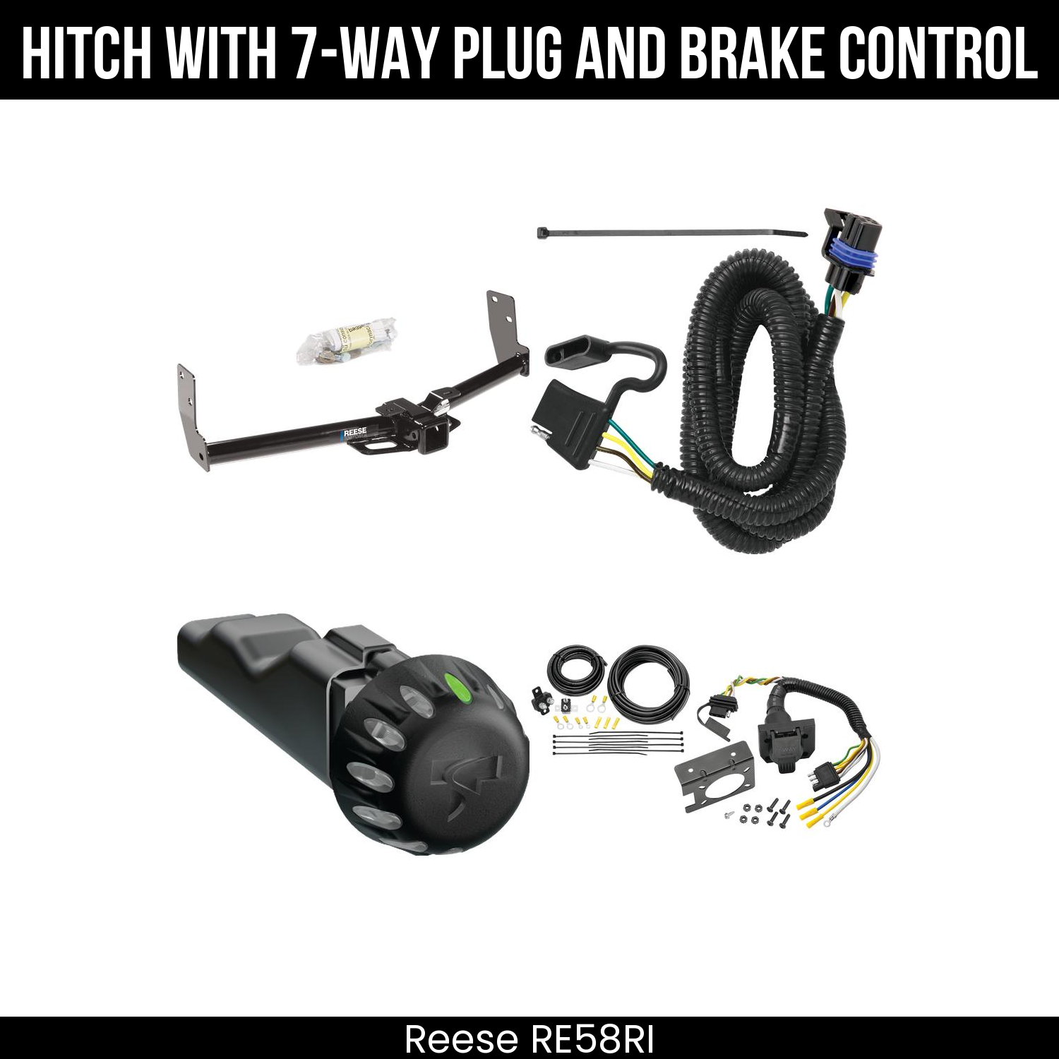 Trailer Hitch , 7-Way , Tekonsha Voyager iD Smart Brake Control