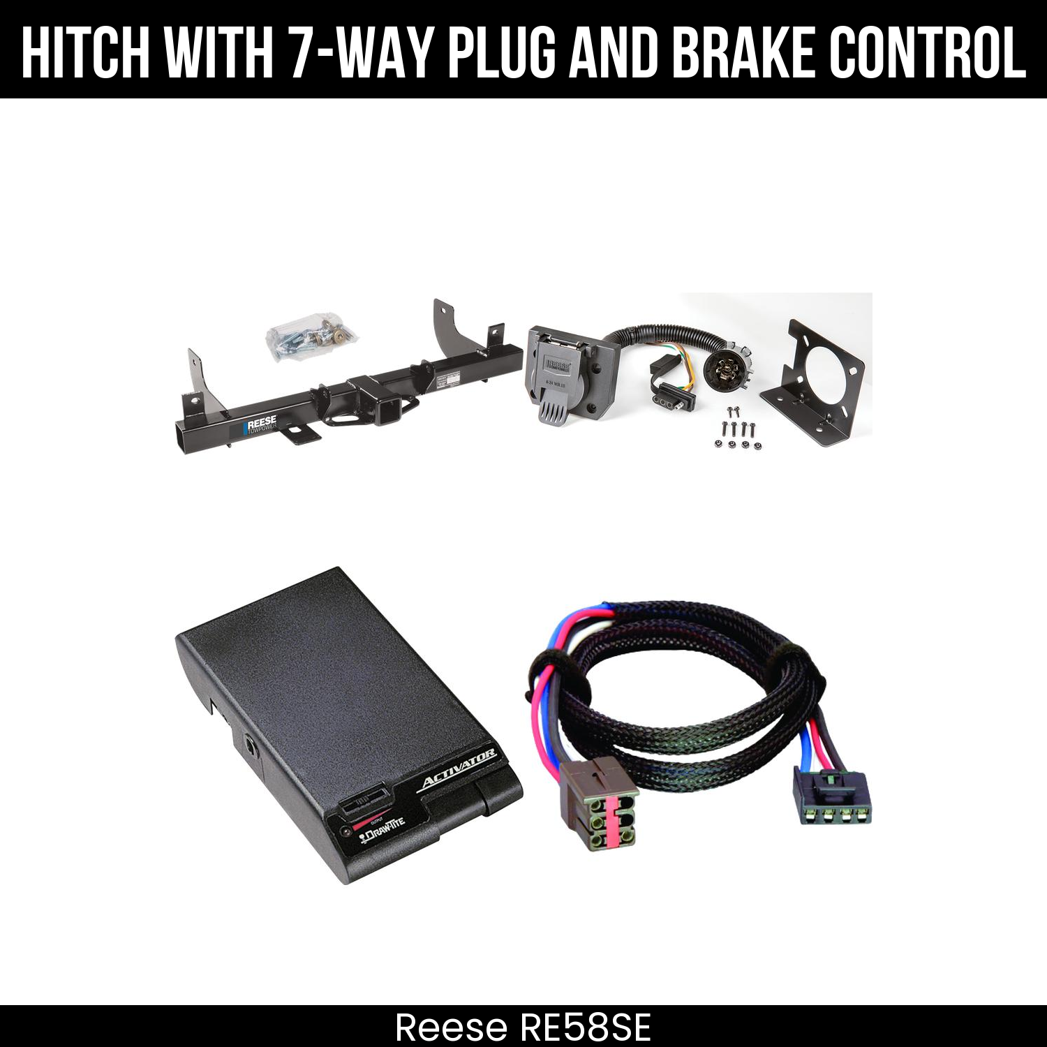 Trailer Hitch , 7-Way , Draw-Tite Activator Brake Control
