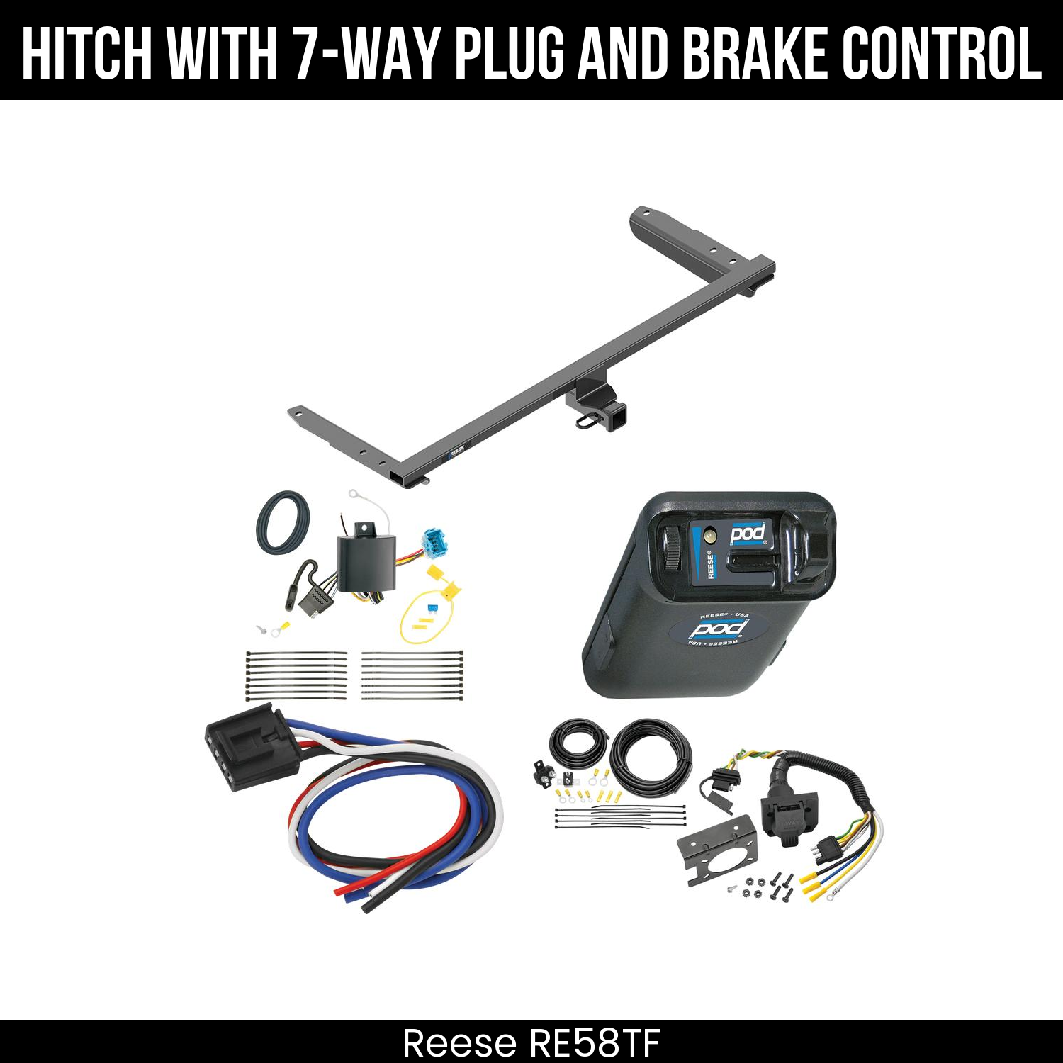 Trailer Hitch , 7-Way , Reese POD Brake Control