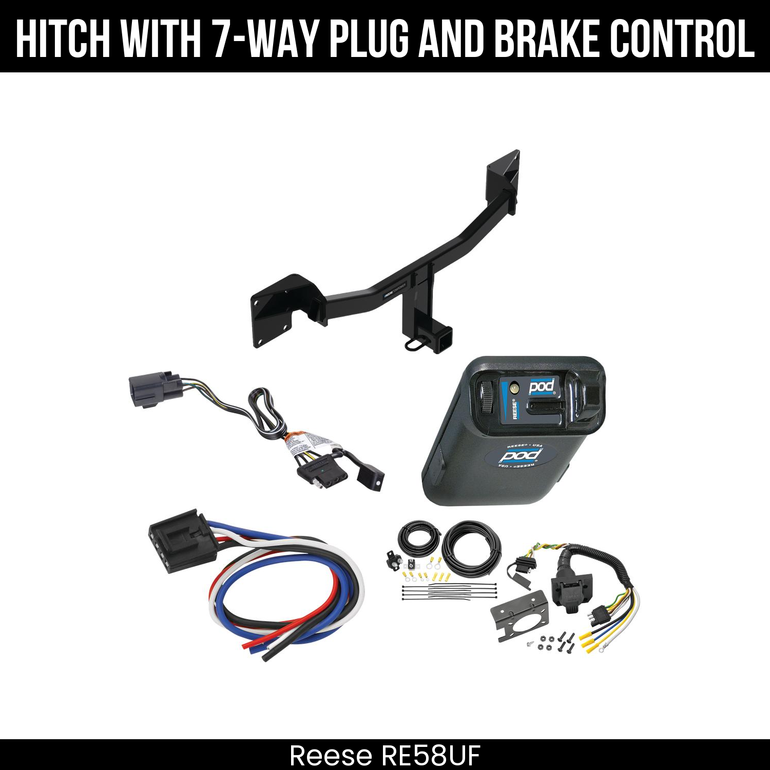 Trailer Hitch , 7-Way , Reese POD Brake Control