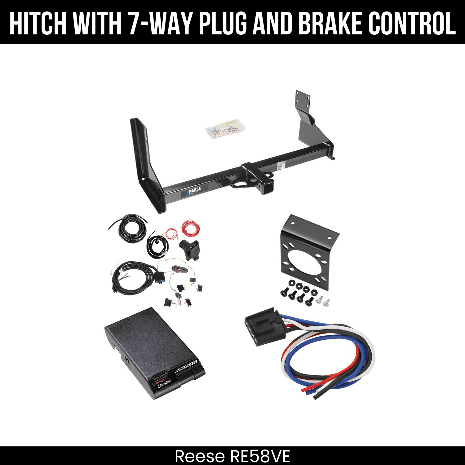 Trailer Hitch , 7-Way , Draw-Tite Activator Brake Control