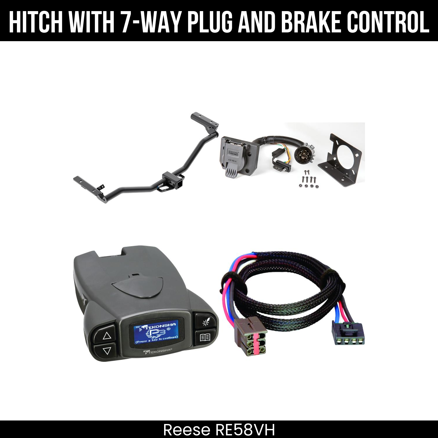 Trailer Hitch , 7-Way , Tekonsha Prodigy P3 Brake Control