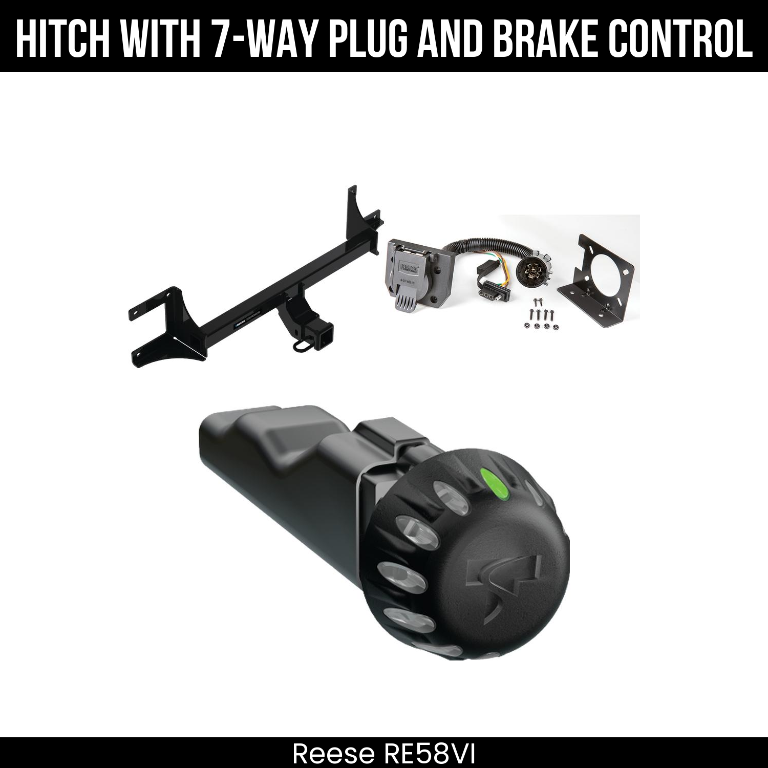 Trailer Hitch , 7-Way , Tekonsha Voyager iD Smart Brake Control