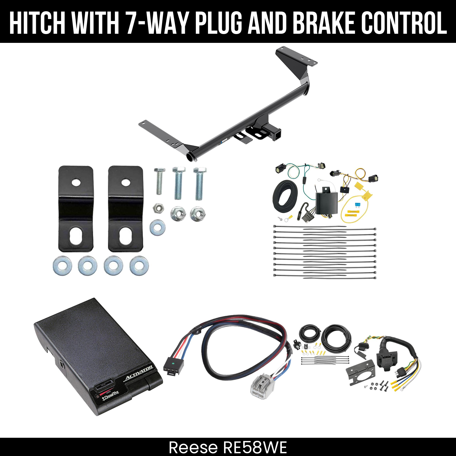 Trailer Hitch , 7-Way , Draw-Tite Activator Brake Control