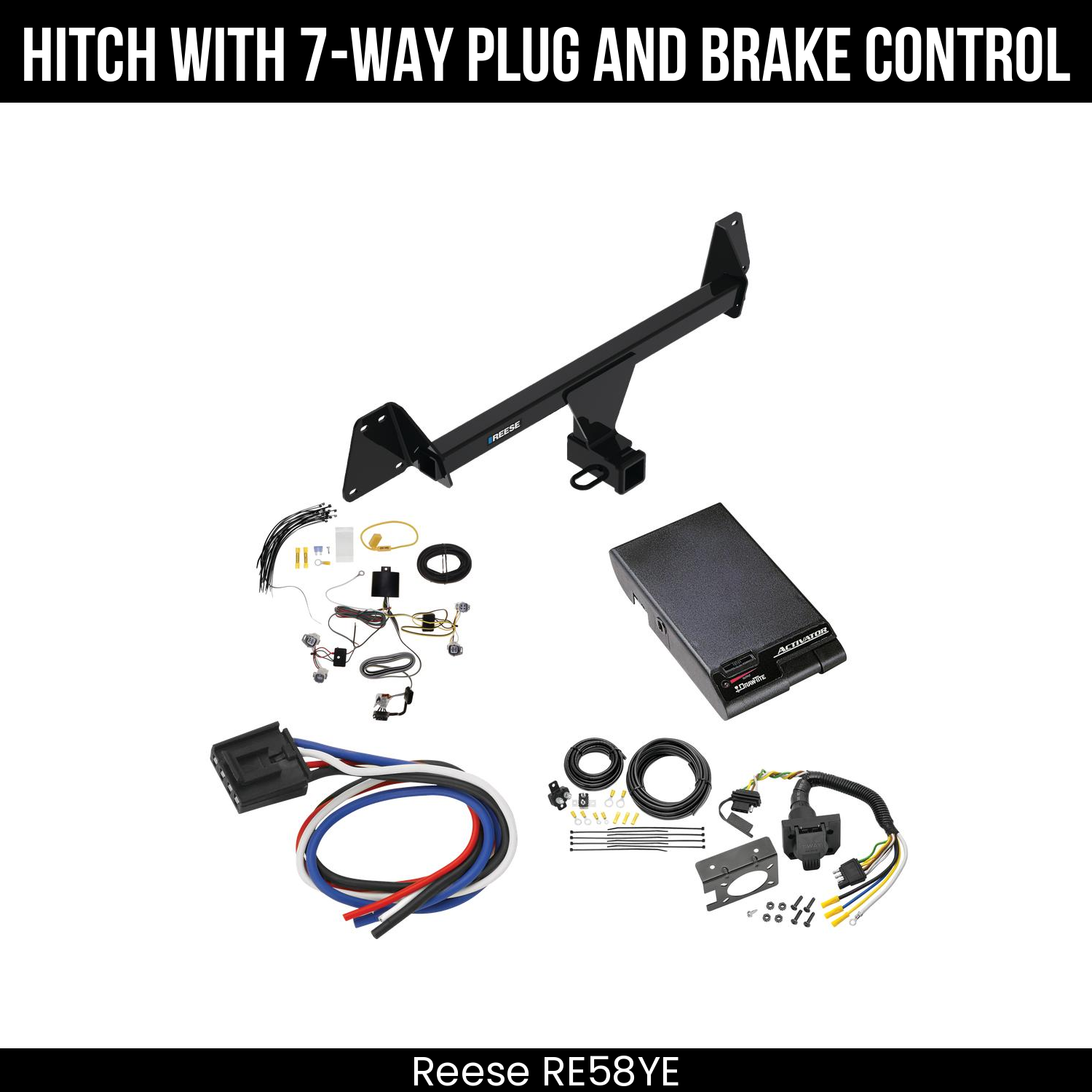Trailer Hitch , 7-Way , Draw-Tite Activator Brake Control