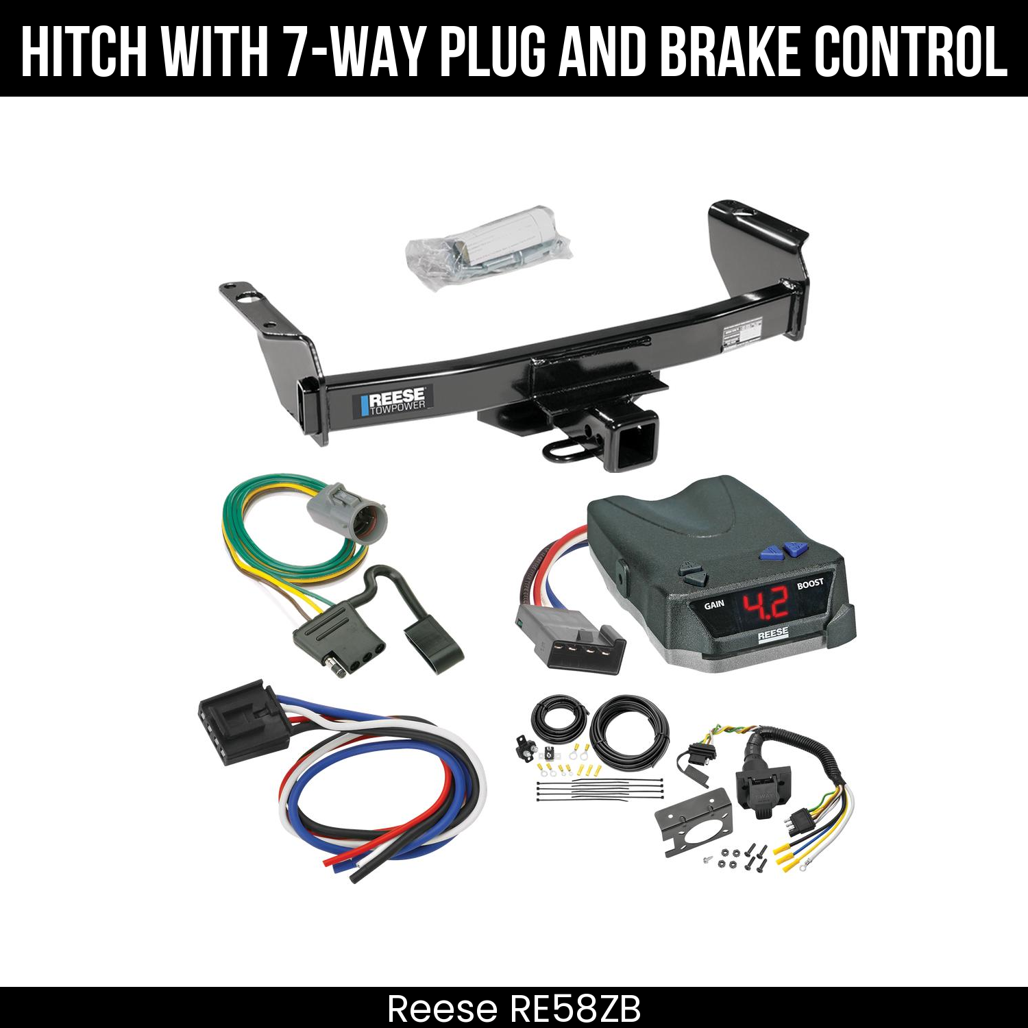 Trailer Hitch , 7-Way , Reese Brake EVN Control