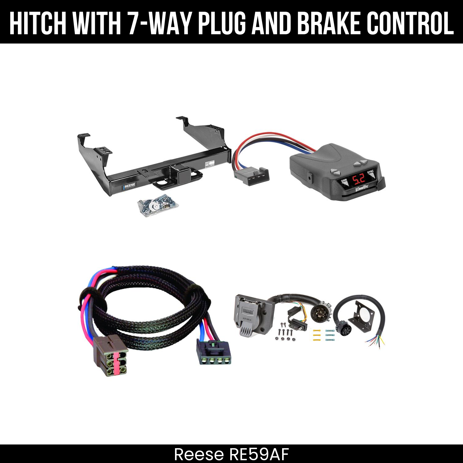 Trailer Hitch , 7-Way , Draw-Tite Activator IV Brake Control