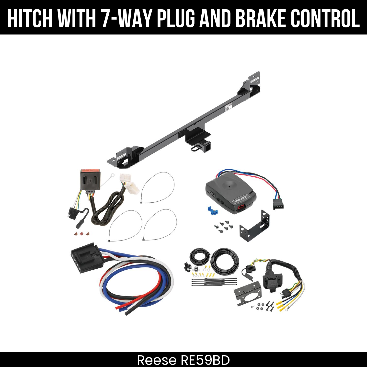 Trailer Hitch , 7-Way , Pro Series Pilot Brake Control