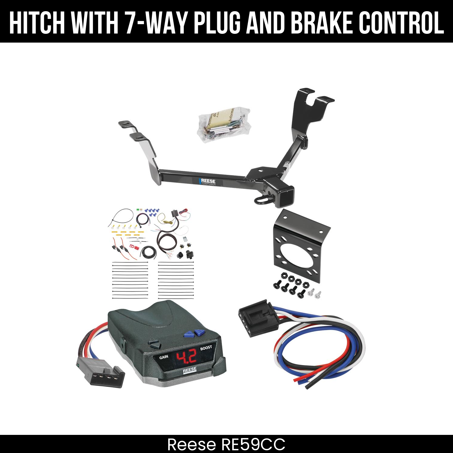 Trailer Hitch , 7-Way , Reese Brake EVN Control